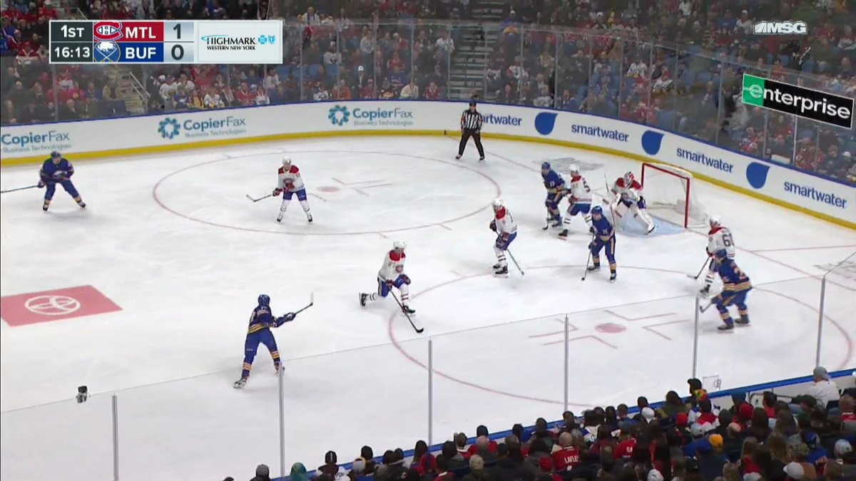 LUKAS ROUSEK SCORES HIS FIRST NHL GOAL IN HIS FIRST NHL GAME‼️ #LetsGoBuffalo