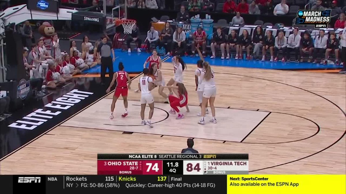 FOR THE FIRST TIME IN PROGRAM HISTORY, VIRGINIA TECH IS HEADING TO THE FINAL FOUR #MarchMadness x Virginia Tech Women's Basketball