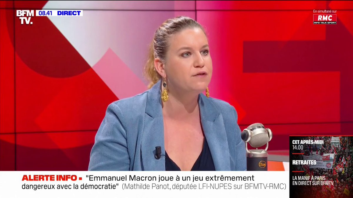 Mathilde Panot (Mathilde Panot): "Emmanuel Macron fait honte à la France à l'international"