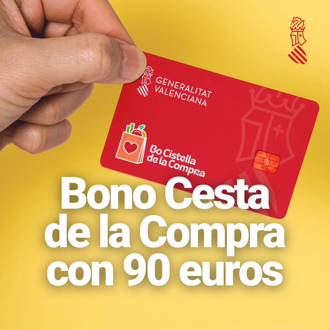 La Generalitat activa el Bono Cesta de la Compra, que beneficiará a medio millón de valencianos. Será una tarjeta con 90 euros para que las familias que más lo necesitan puedan comprar alimentos durante 4 meses. Soluciones.