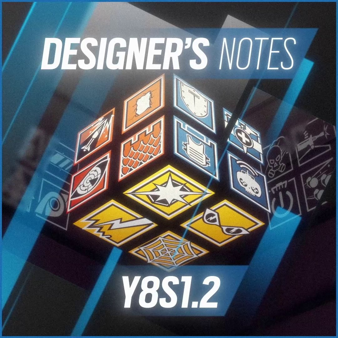The Y8S1.2 Designer's Notes are now available! Featuring: 🌫 Capitão - Smoke Dart: Duration Increased 🔥 Tachanka - Shumikha Launcher: Increased Ammo, Decreased Mag 🔎 Wamai - Sights: Added 1.5X 📕 Full details here 🔽