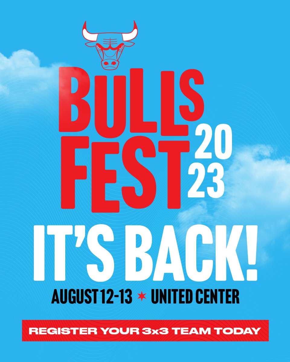 Bulls Fest is BACK on August 12-13th! Register your 3v3 team & find out more at
