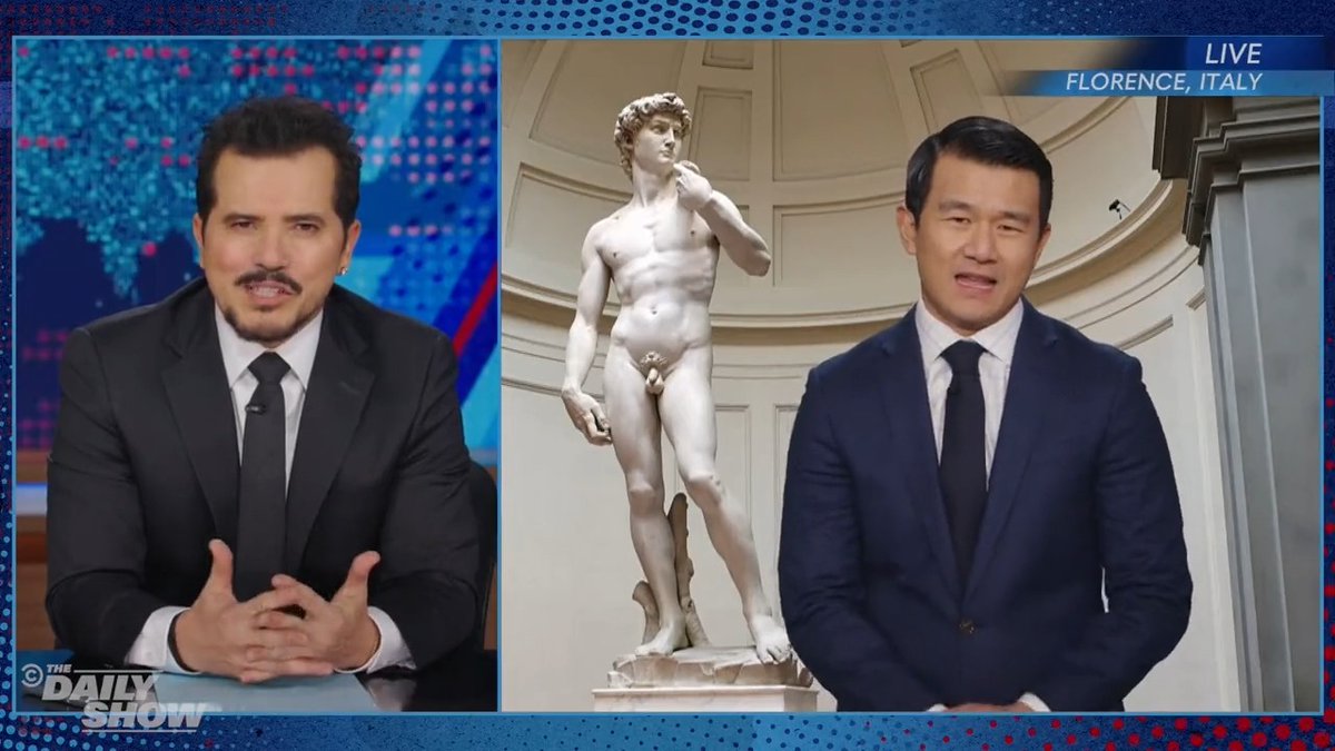 A Florida school got mad at Michelangelo's "David," and Ronny Chieng knows how to spin this