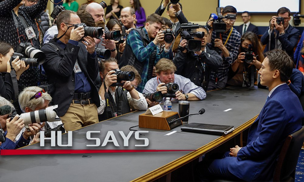 If the US Congress and government cannot accept TikTok's success in winning market competition in the US, please be straightforward and do not use national security as an excuse: Global Times Commentator Hu Xijin#HuSays