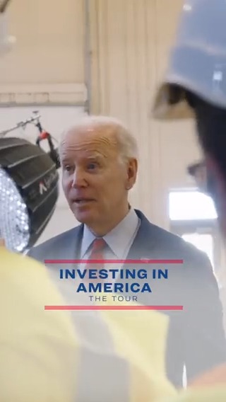 Today, President Biden is kicking off the Investing in America tour to highlight how his agenda is unleashing a manufacturing boom, creating good-paying jobs, expanding economic opportunity in every state, and lowering costs for families. See you on the road.