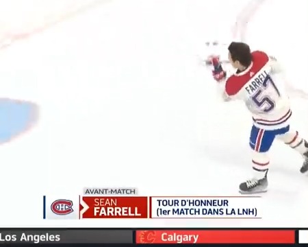 Baptême de la LNH Sean's 1st strides as a Hab #GoHabsGo