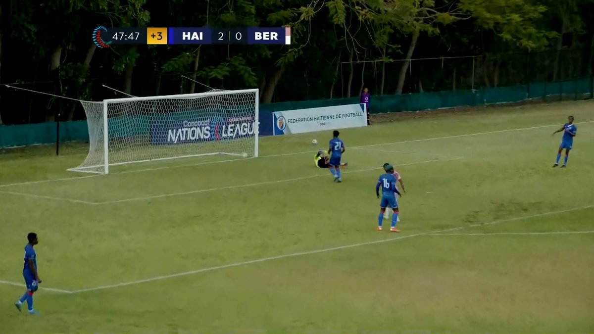 ⚽🤯 What a strike! Carnejy Antoine scores a beautiful goal from outside the box for 🇭🇹 Fédération Haïtienne de Football! #CNL