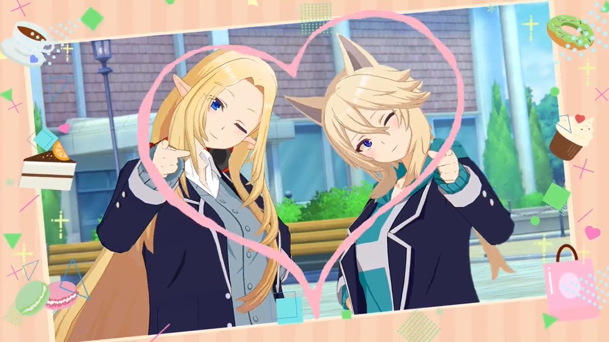 Join Alpha and Zeta in the new limited-time event "HIGHEST DREAM"! 🏫📚✏️