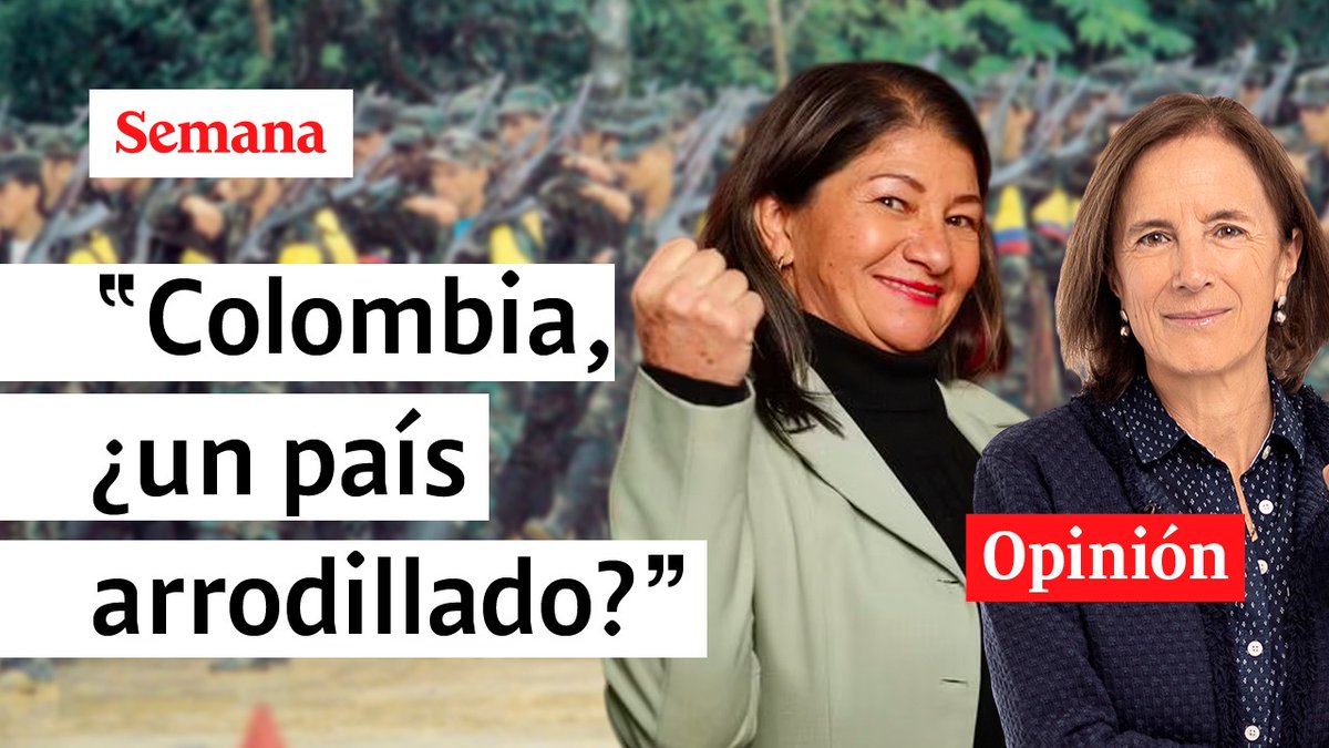 "Si un gobierno permite que una senadora exalte a su esposo fallecido (Tirofijo), que solo dejó un legado de crímenes y sufrimiento, es que perdió completamente el norte", la opinión de Salud Hernández-Mora: "Colombia, ¿un pais arrodillado?".