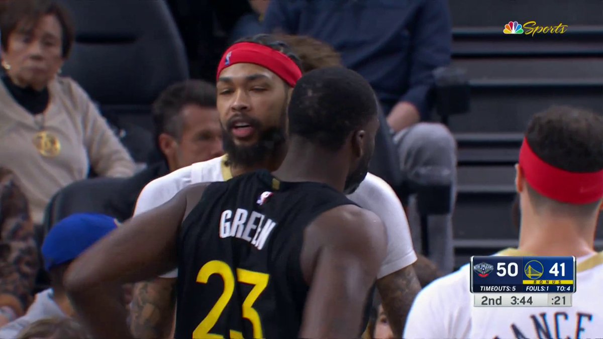 Things are getting heated between Draymond and Ingram