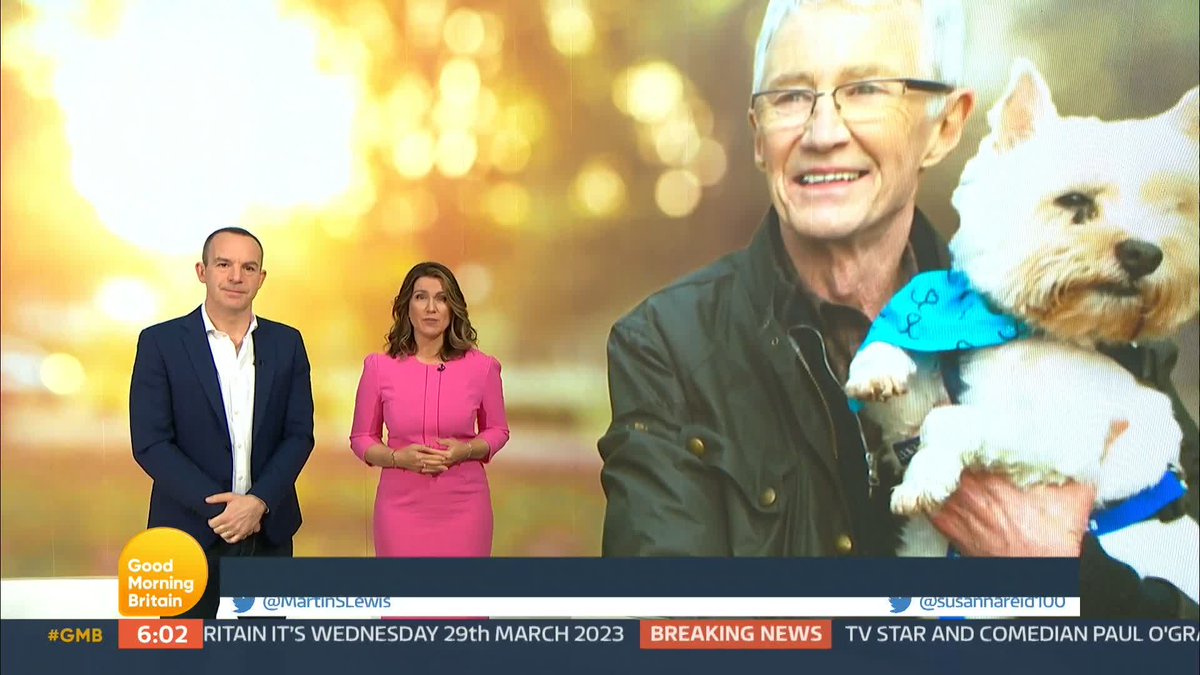 The much-loved presenter Paul O'Grady has died unexpectedly at the age of 67. His husband Andre Portasio said he will be greatly missed by everyone who enjoys his humour, wit and compassion. Our thoughts are with Paul's family and friends.