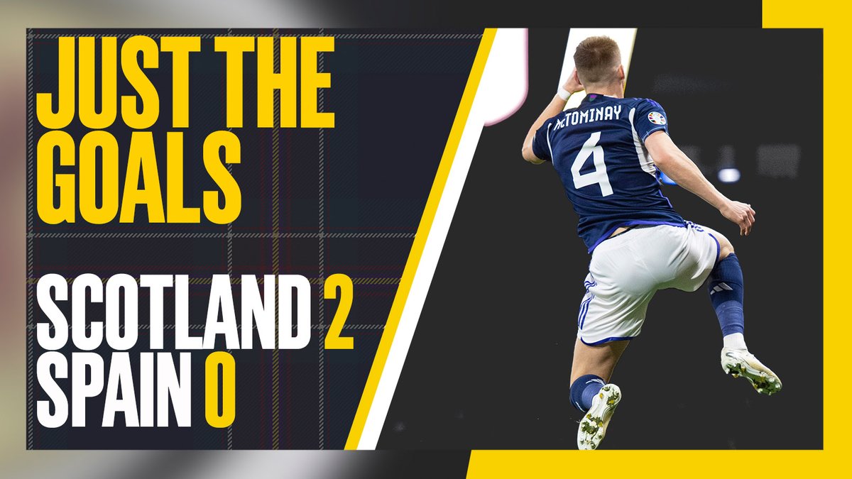 ⚽️ Watch back the goals and post-match scenes from last night's 2-0 win over Spain now. #SCOESP