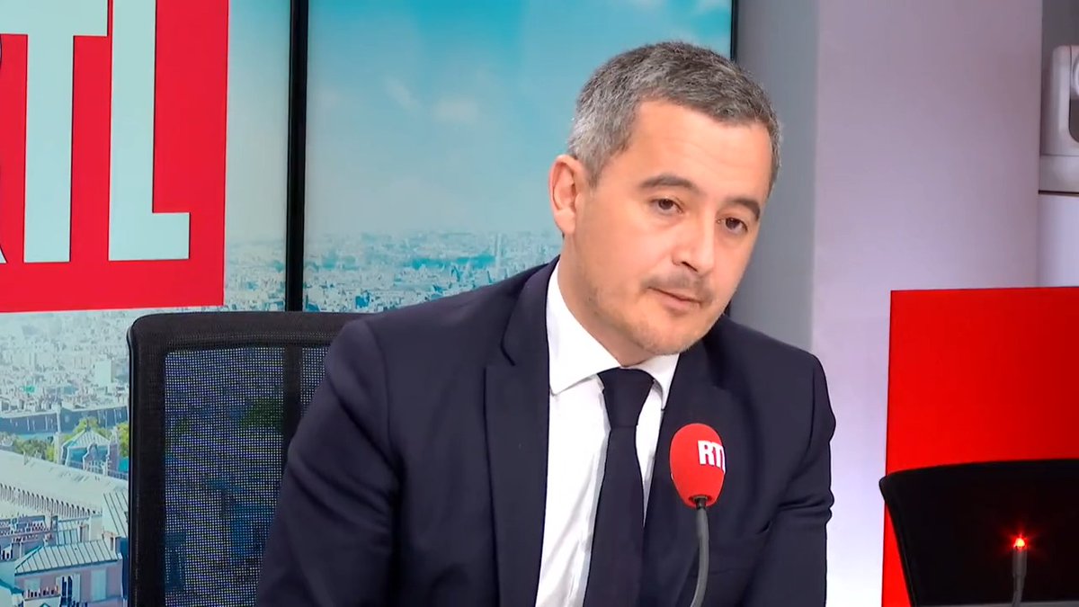 🗣️ Gérald DARMANIN défend les policiers et gendarmes : "Ils s'en prennent plein la tronche [...] Je suis étonné qu'on ne reconnaisse pas que ces ouvriers de la sécurité il faut les protéger et heureusement qu'ils sont là." 🔴🎙️ #LAOLP avec Pascal Praud 👈