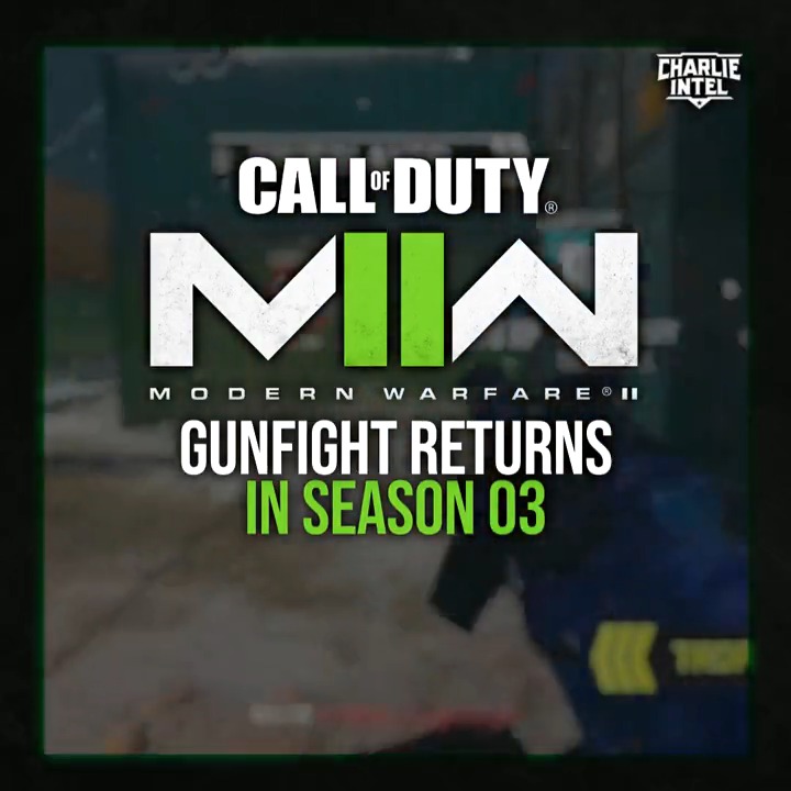 2 weeks till Season 3 - begins April 12. Gunfight returns. #MWII