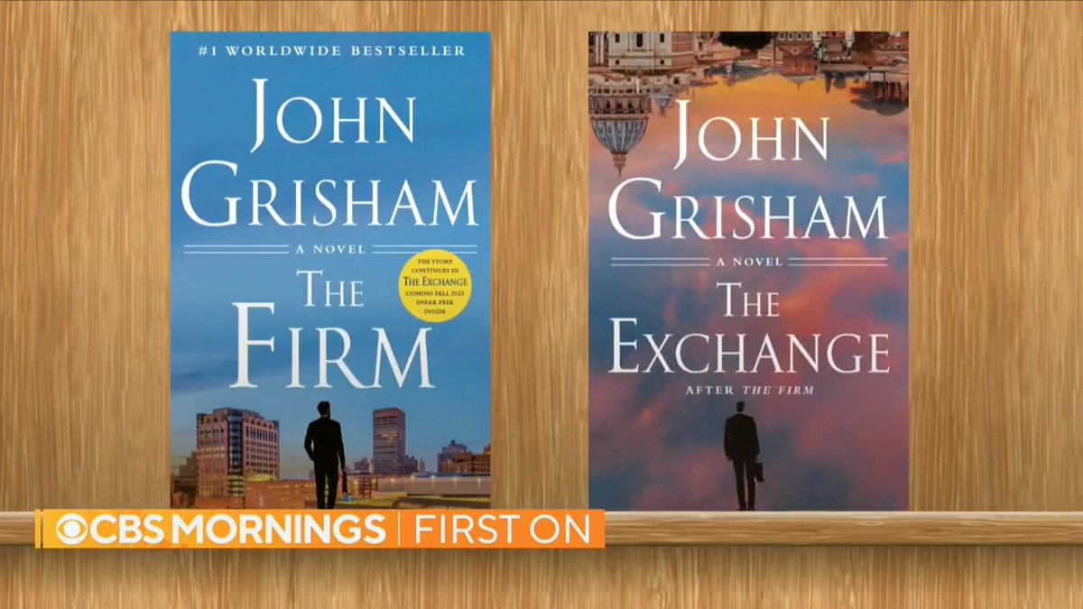 More than 30 years after “The Firm” helped put John Grisham on the map, the prize-winning author is releasing a sequel, titled “The Exchange.” He told @VladDuthiersCBS that in the new book, Mitch’s life “gets very complicated.”