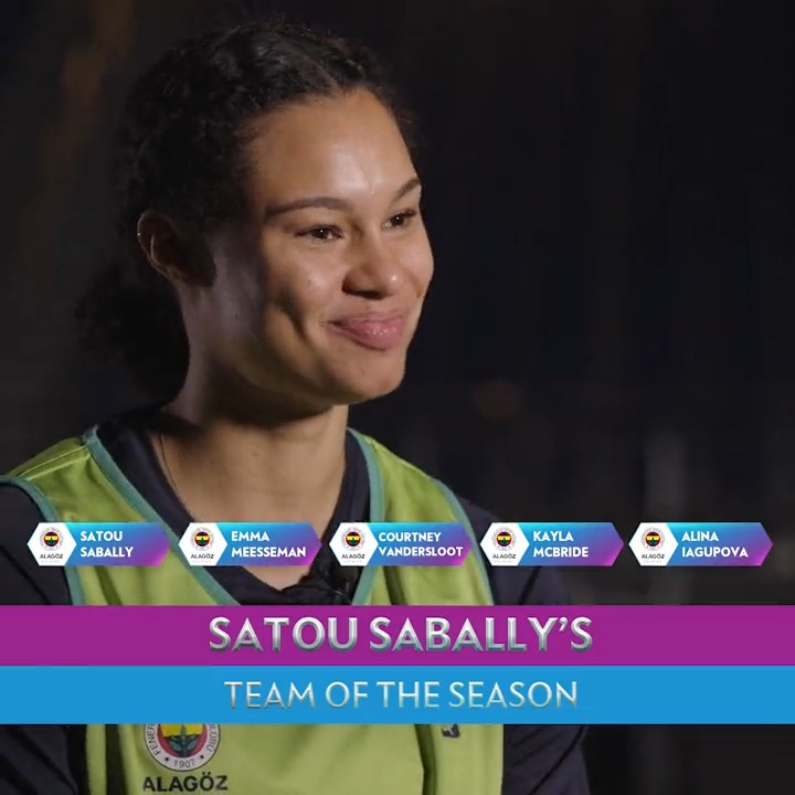 🦄 Satou Sabally bleeds yellow & blue 💛💙 #EuroLeagueWomen