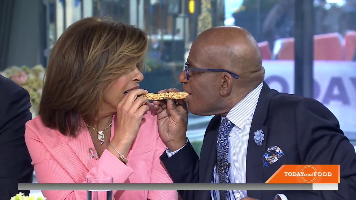 We heard y’all: Al is eating the PayDay — and sharing it with Hoda Kotb 😂