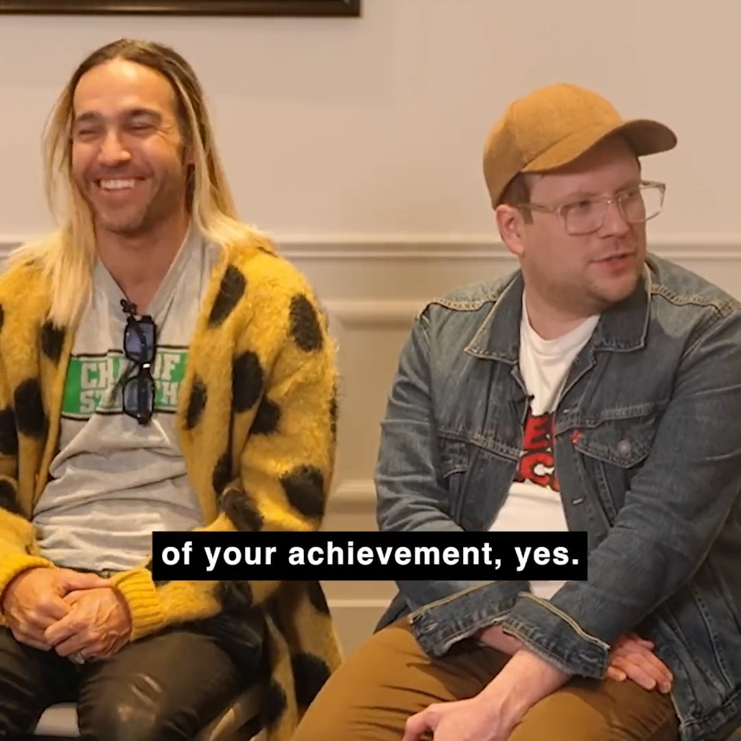 . Fall Out Boy look back on some of their proudest achievements, from still making music 20 years in, to football wins 🏈 Watch the full In Conversation interview with Fall Out Boy here: