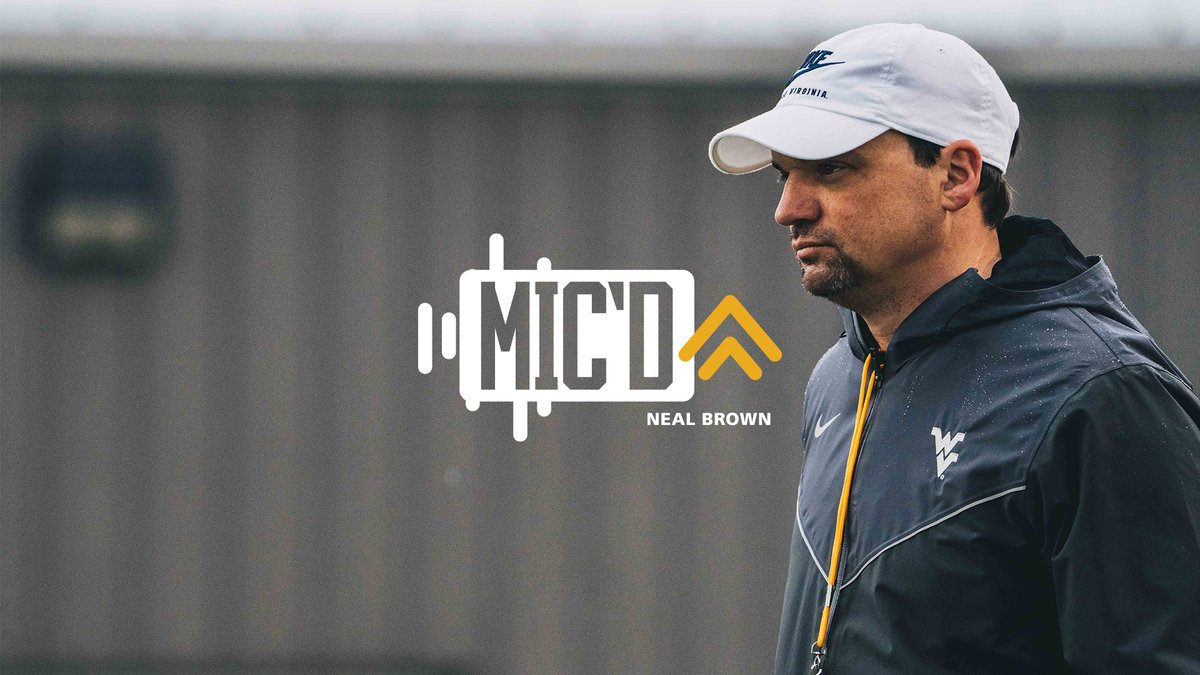 ๐๏ธ Neal Brown Mic'd Up #HailWV