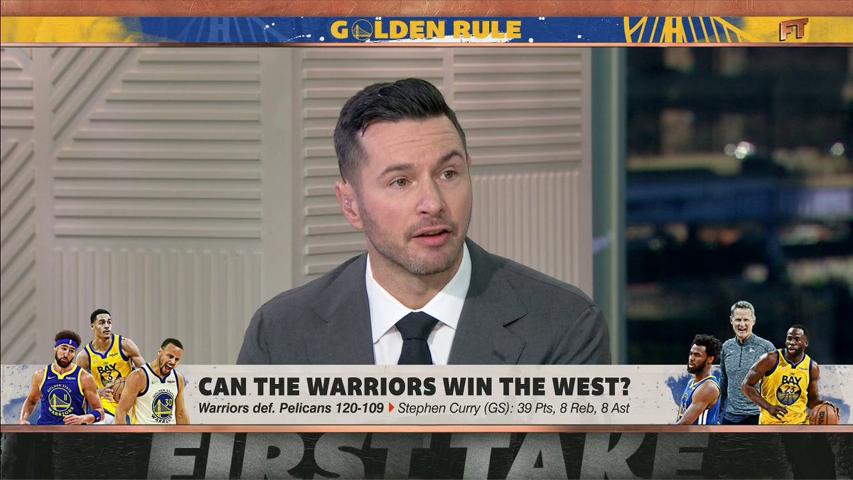 "[The Warriors] are not winning the West without Andrew Wiggins." Agree with JJ Redick? 🤔