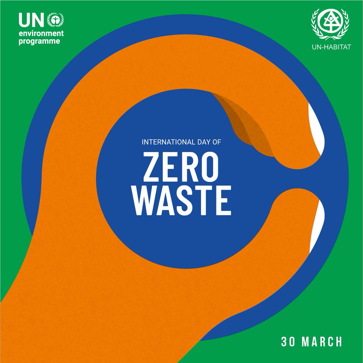 Join us in marking the first-ever #ZeroWasteDay! The world is producing waste much faster than the planet can break down. It is time to shift towards a circular economy to #BeatWastePollution. A sustainable zero-waste future is in our hands: