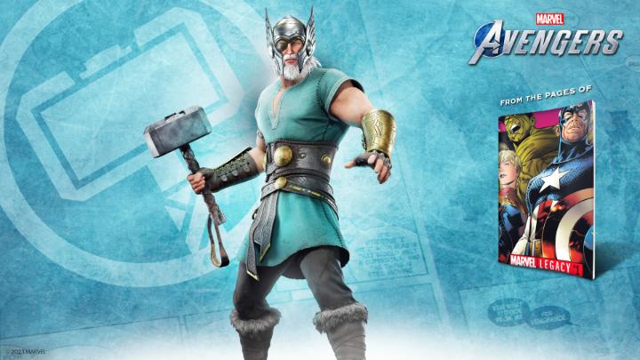 🌩 Behold! Thor's '1,000,000 B.C.' Outfit as a free Outfit for all players, depicting the Hero as Odin from the Phoenix Force's prehistoric Avengers lineup! This Outfit will be granted to all players for free when Update 2.8 goes live on March 31!