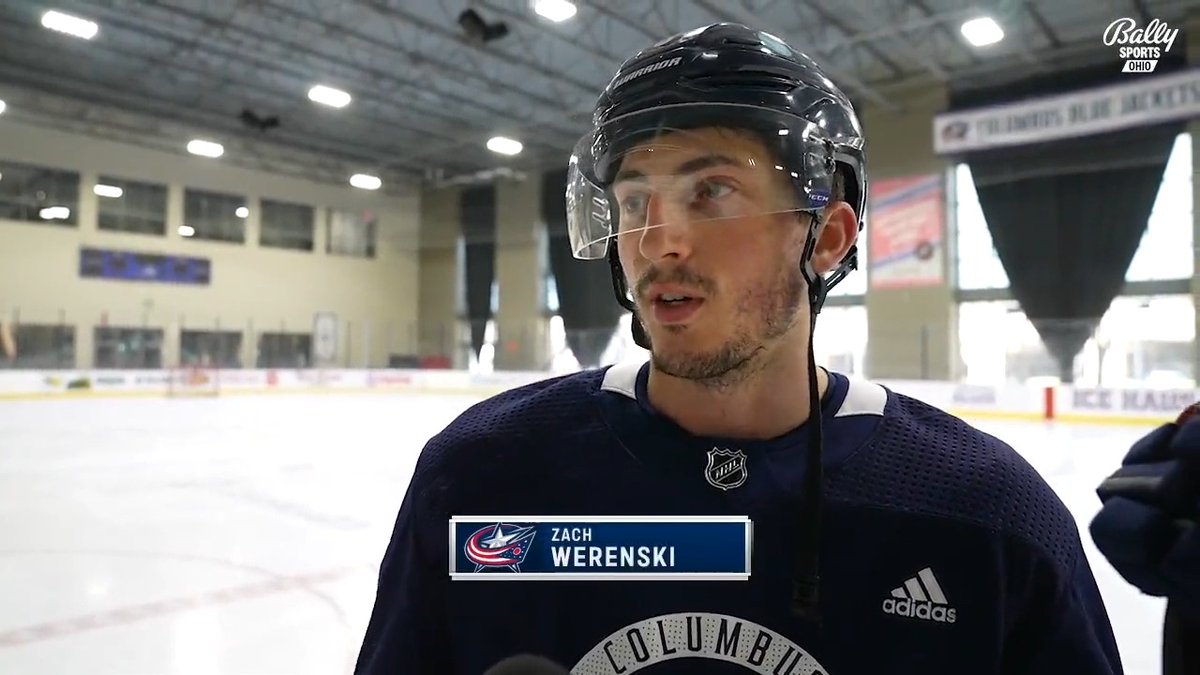 Along the road to recovery, Zach Werenski has stayed close and connected to his larger Columbus Blue Jackets family. 💙❤️ #CBJ | Dave Maetzold