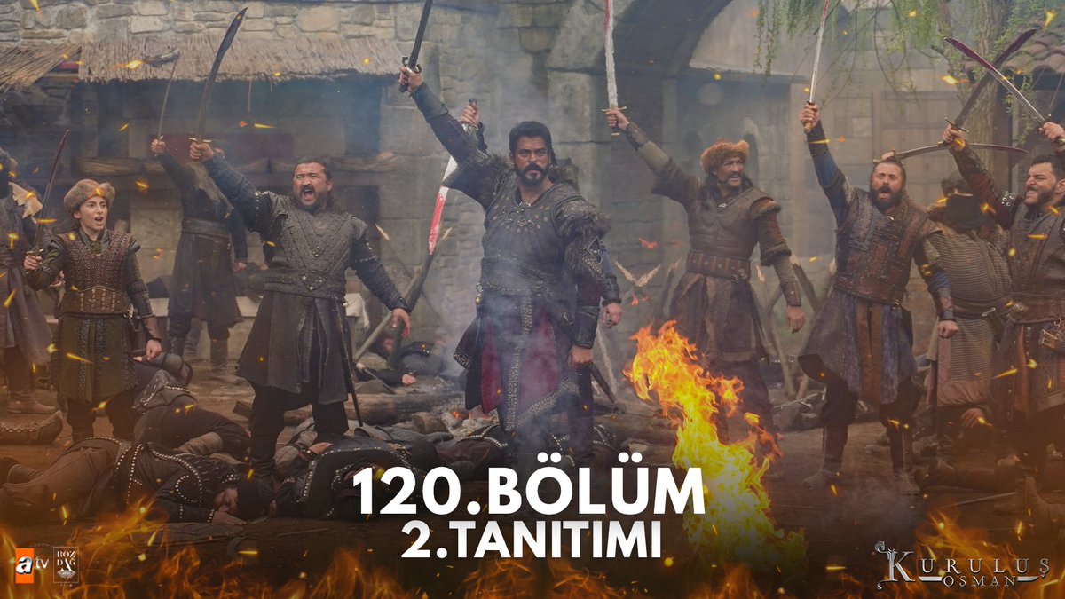“Sizin gibilerin ensesinden soluğum asla gitmeyecek!” “My breath will never leave the back of the neck of people like you!” #KuruluşOsman 120.Bölüm 2.Tanıtımı Kuruluş Osman heyecan dolu yeni bölümüyle 5 nisan çarşamba 20.00’de #atv’de! Bozdağ Film Kuruluş Dizisi atv