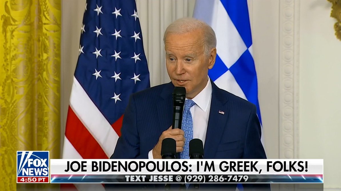 Joe Bidenopoulos is now the first black, Puerto Rican, Greek, Jewish, truck driving, professor President