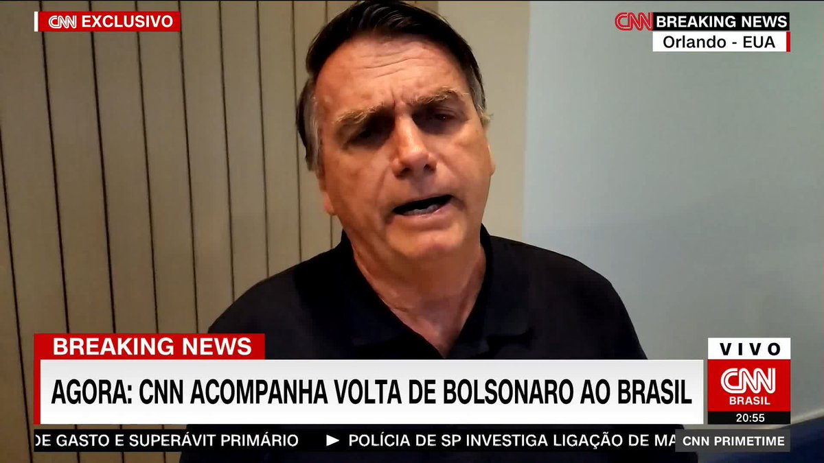 Em entrevista exclusiva à CNN nesta quarta-feira (29), o ex-presidente Jair Bolsonaro (PL) afirmou que “nada foi escondido” em relação às joias recebidas #CNNBrasilPrimeTime