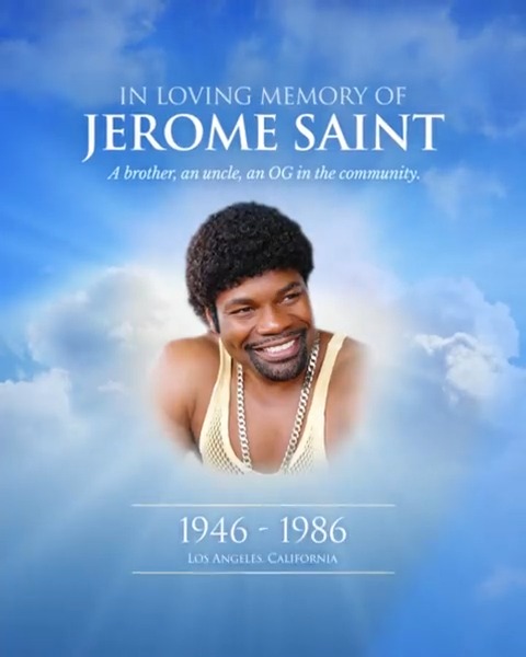 Gone but never forgotten. Let’s always remember the realest, Jammin’ Jerome Saint. #RIPUnc #SnowfallFX