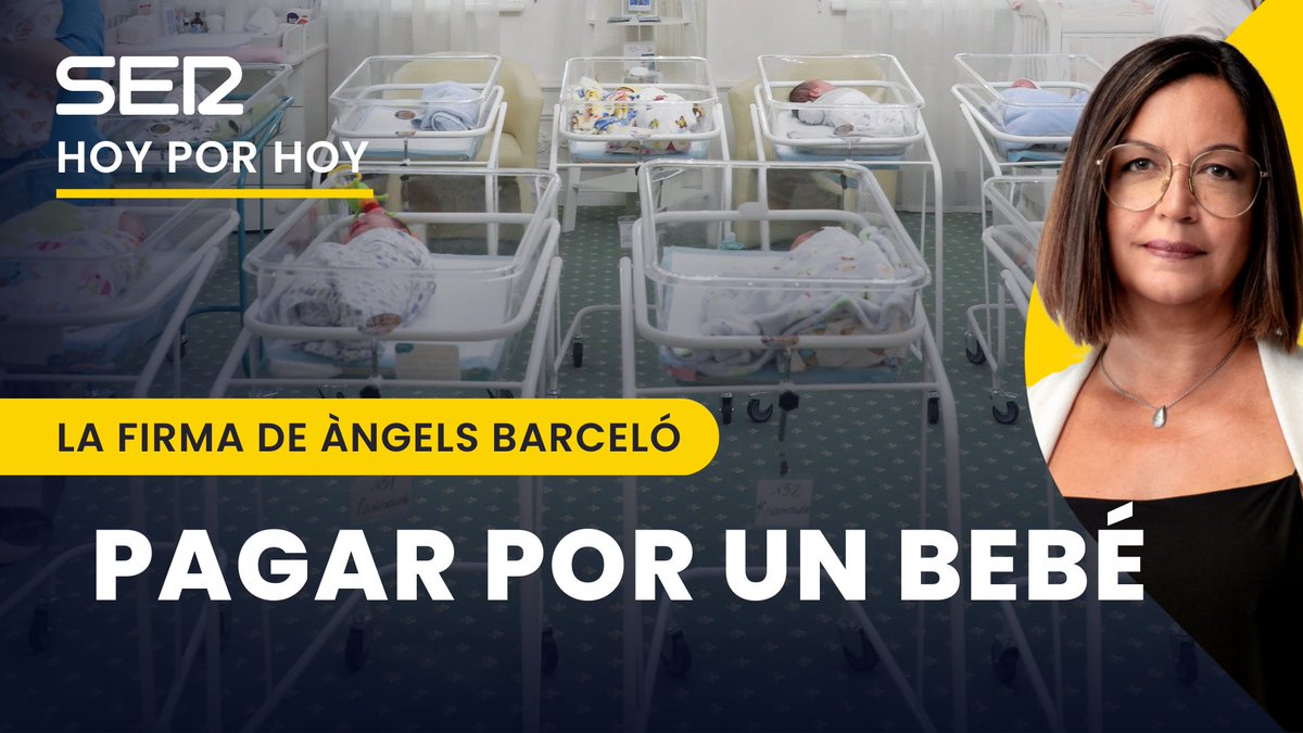 Los vientres de alquiler son un negocio y una forma de explotación de las mujeres. Cuando alguien paga por un bebé, lo hace a costa de los derechos de otra persona. Lo de Ana Obregón es una práctica ilegal en España. ✍🎙 Àngels Barceló.
