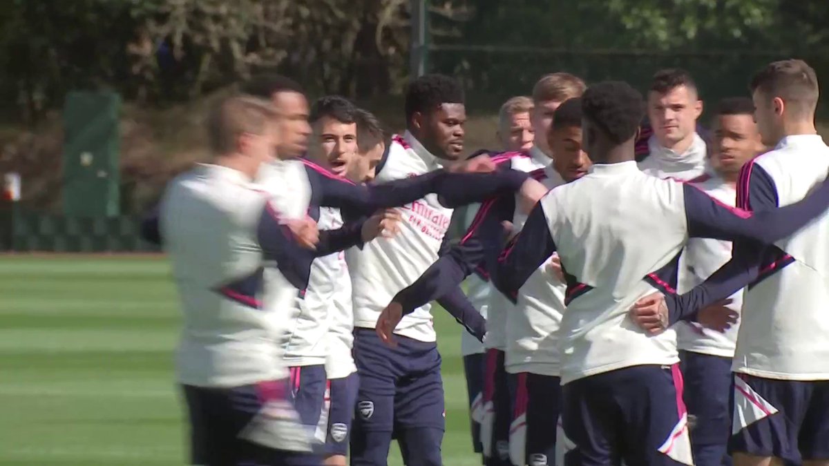 🚨 Thomas Partey is in training with Arsenal this morning