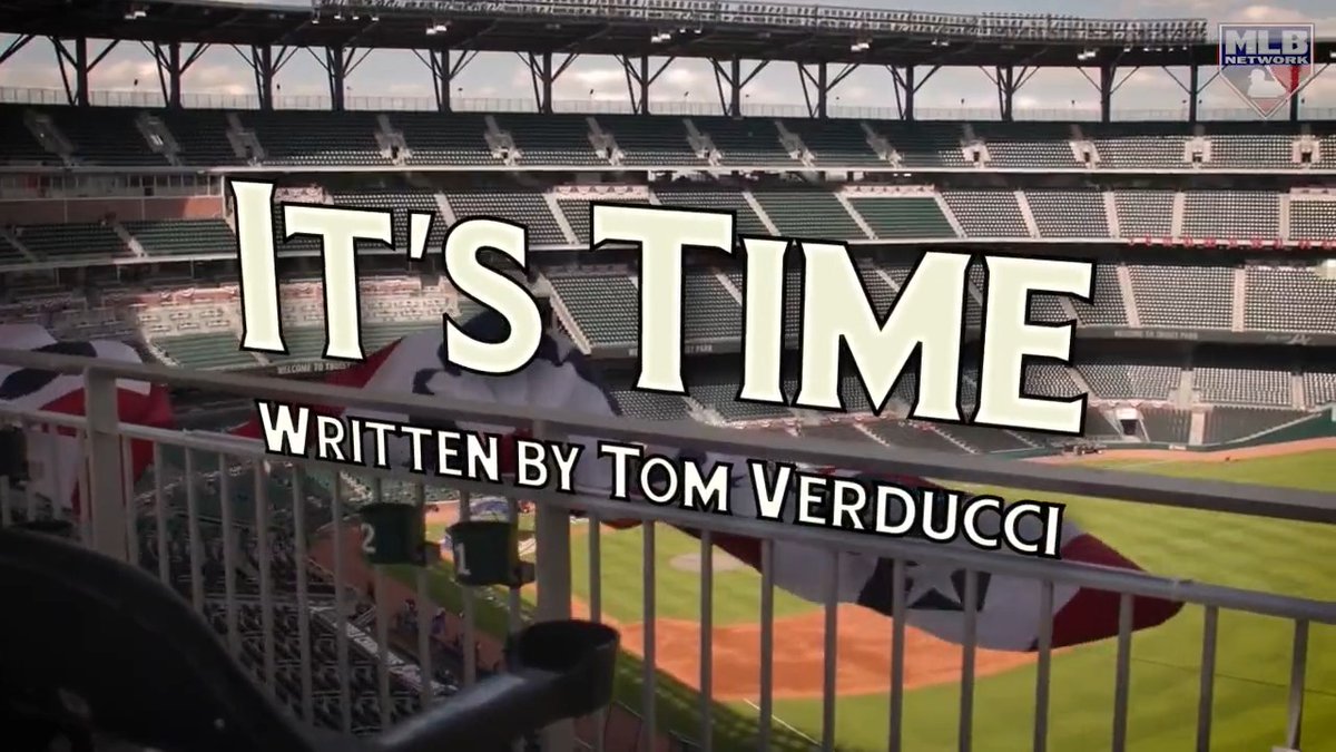 It's time... #OpeningDay ✒️ by Tom Verducci, 🎙️ by Hall of Famer Bob Costas