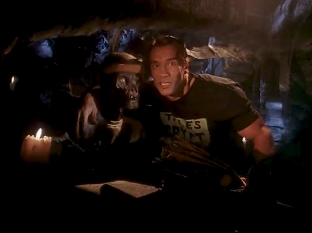 Arnold Schwarzenegger on Tales from the Crypt, 1990