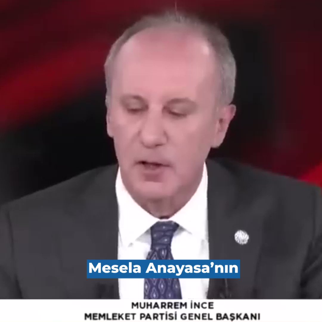Cumhurbaşkanı Adayımız Muharrem İnce: “Anayasa’nın ilk 4 maddesini kimseye tartıştırmayız. Biz Libya Tezkeresi'ni destekliyoruz. Mavi Vatan’ı destekliyoruz. Azerbaycan’a yardım edilmesini destekliyoruz. Biz yanlışa yanlış, doğruya doğru diyen insanlarız.”