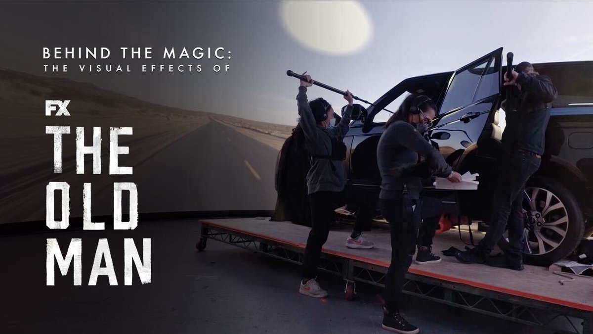 Don’t miss this behind-the-scenes look at ILM StageCraft in action on the set of #TheOldManFX, streaming now on Hulu.