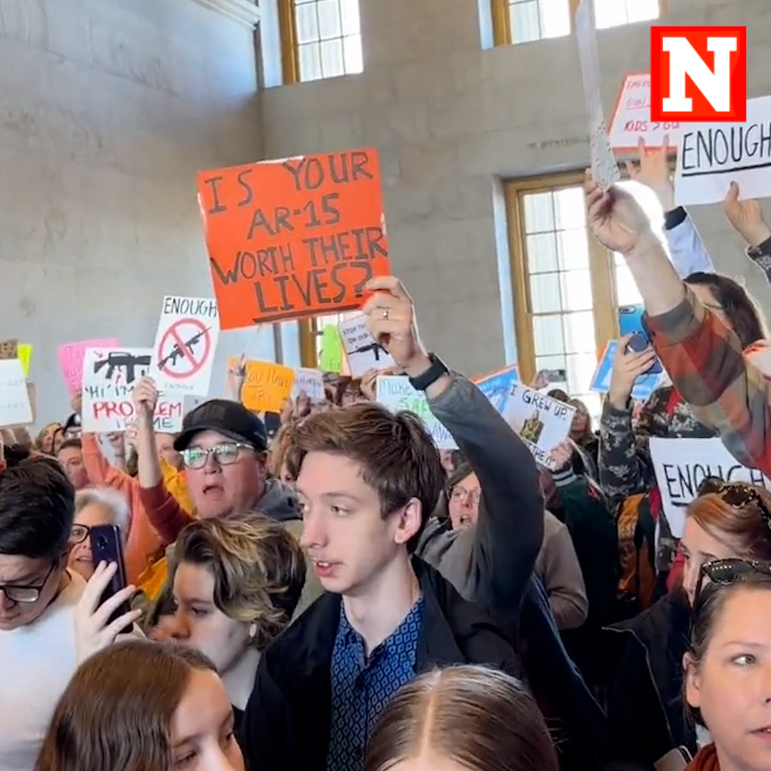 AMAZING: Hundreds of fed-up protesters filling the halls of the Tennessee Capitol, protesting the latest school mass shooting and demanding meaningful change to protect children from gun violence.