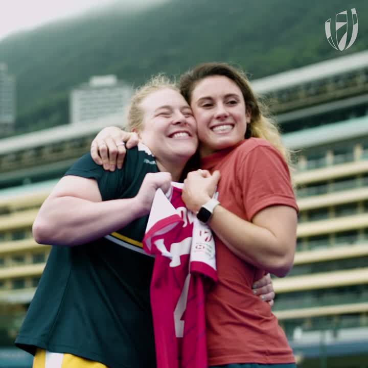 When the incredible Abi burton was at her lowest, the rugby sevens family was there to help build her up again ❤️ And now, she's on her way back 💪 HSBC Sport | #HK7s | #HSBC7s | #HSBCConnected