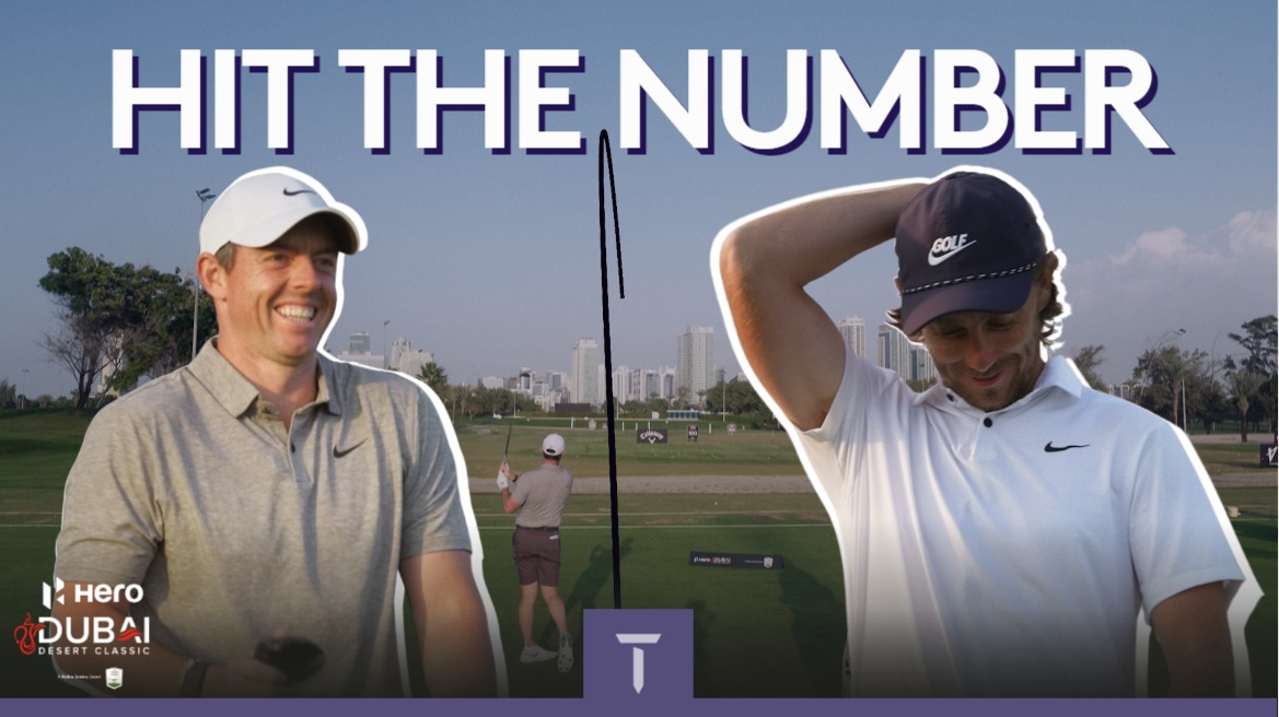 You almost had me Tommy Fleetwood…until driver came out of the bag😅