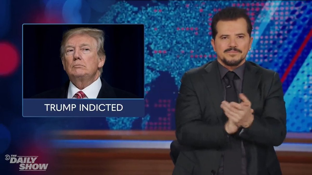 Trump just got indicted and John Leguizamo won the Daily Show guest host lottery