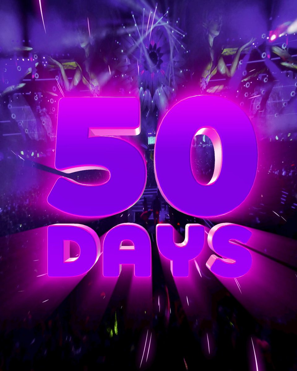 In only 50 days we'll be dancing From Dusk Till Dawn in our Las Vegas home!✨❤️🎶 If you signed up for SMS, keep an eye out for more info on lineup release and other festival updates. There’s still time to sign up if you haven’t already! → 📲
