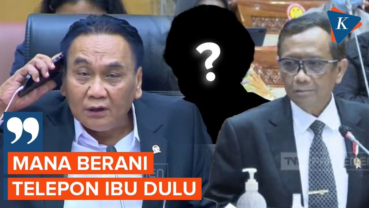 Ditantang Mahfud Sahkan UU Perampasan Aset, Bambang: Mana Berani, Telpon Ibu Dulu Ketua Komisi III DPR RI Bambang Wuryanto terang-terangan mengaku tak berani mengesahkan RUU Perampasan Aset serta RUU Pembatasan Transaksi Uang Kartal jika tak diperintah "ibu". < #DPR #MahfudMD