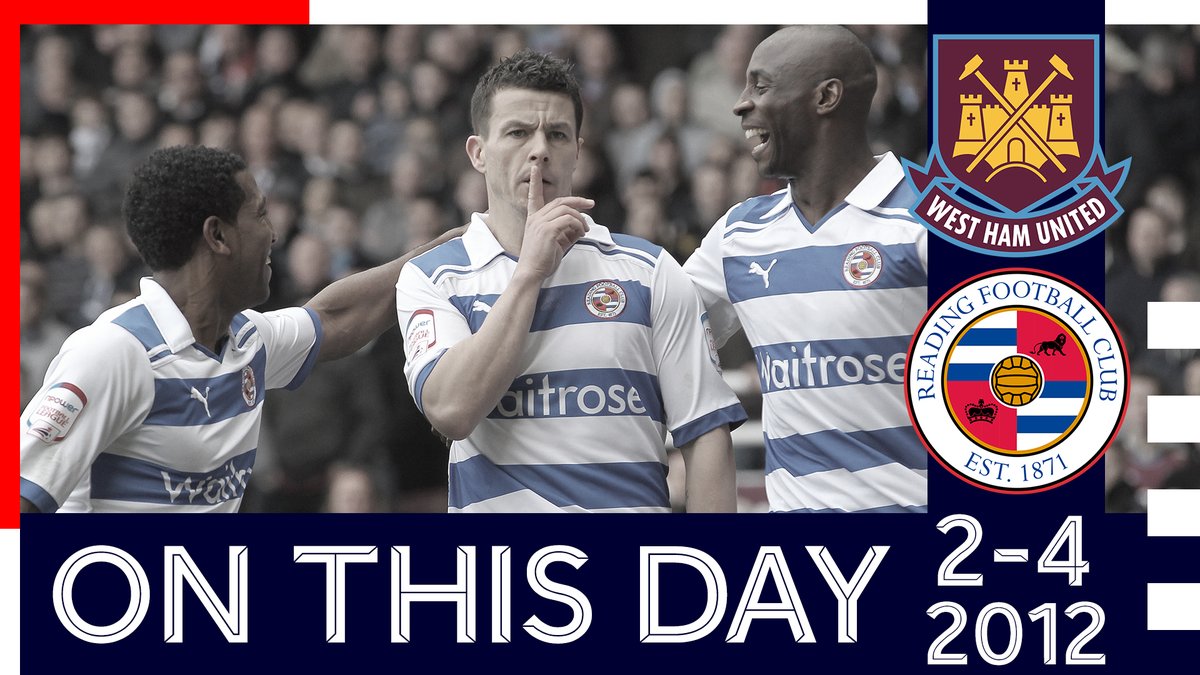 On this day in 2012… 🗓 Reading took a big step towards promotion by beating West Ham 4-2 👊 #ReadingFC