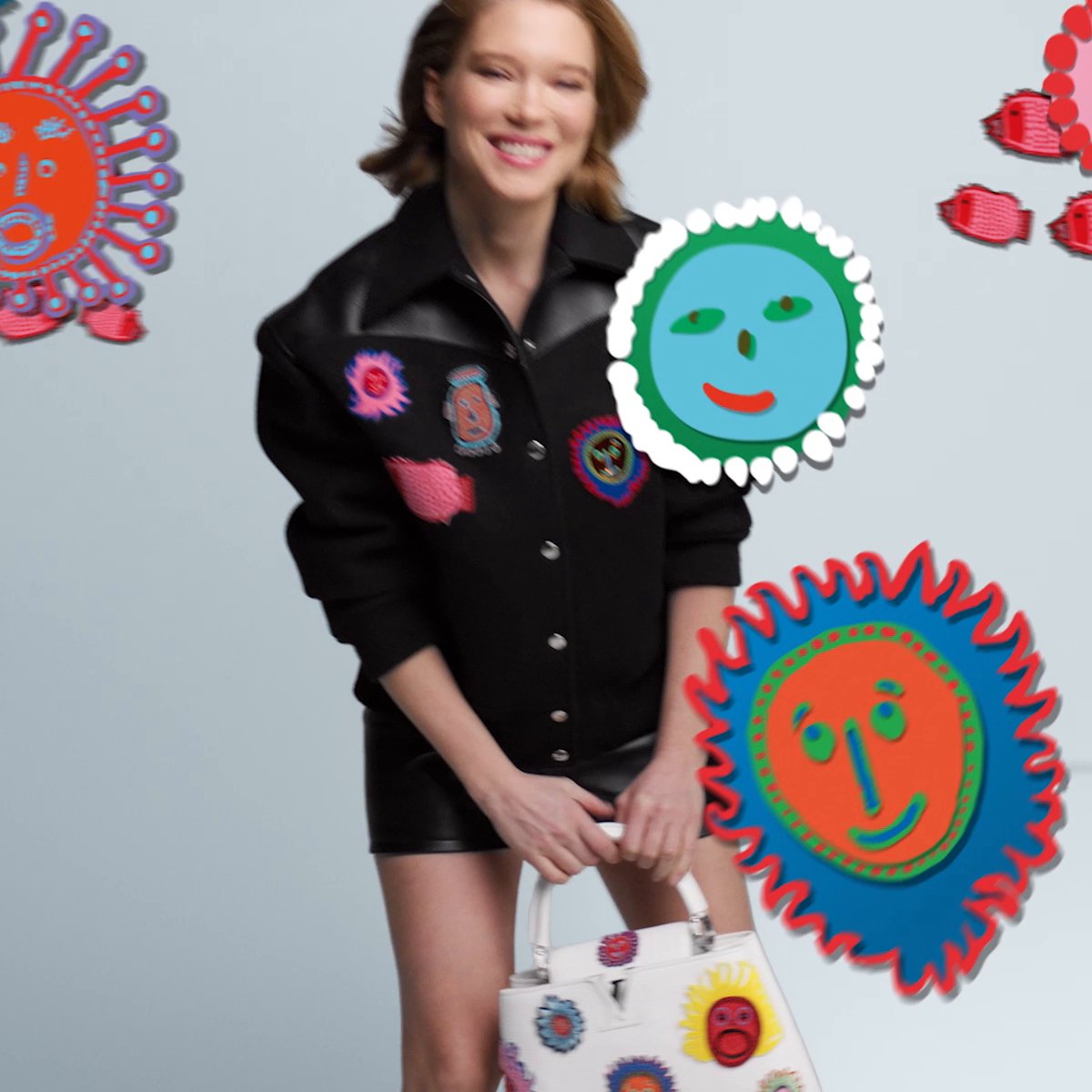 #LVxYayoiKusama: Creating Infinity. The new collection features motifs by the artist on a selection of the Maison's pieces. The campaign stars #LéaSeydoux, #Hoyeon, #JustinTimberlake, #ZhouDongyu, #NaomiOsaka, and #CateBlanchett. See more via