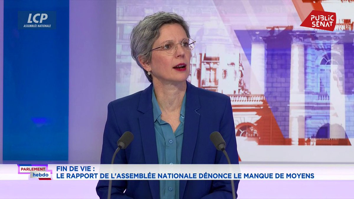 "Choisir la manière dont on veut finir sa vie est un droit", estime Sandrine Rousseau "La fin de vie est trop largement dans les mains des médecins. La sédation profonde est aussi une mort par manque de nourriture et d’eau"