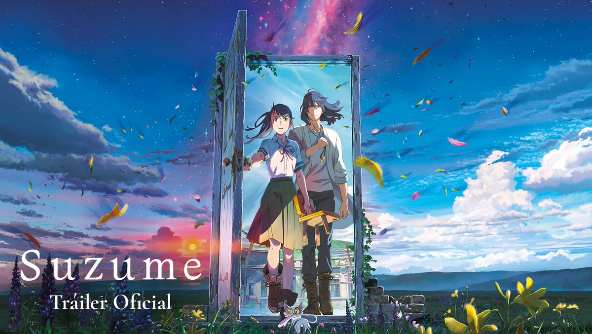 Una nueva película del director Makoto Shinkai 🎬 #Suzume, exclusivamente en cines 14 de abril.
