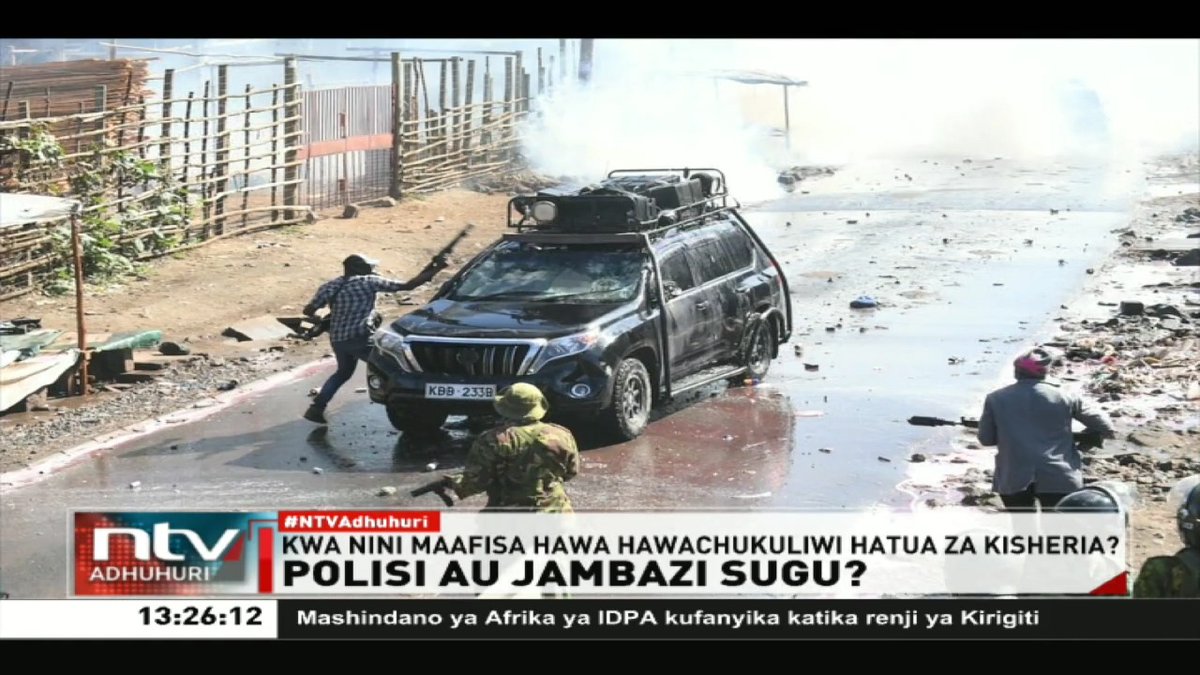 POLISI AU JAMBAZI SUGU? NTV inaangazia afisa mmoja mwenye nia ya kuwaua waandamanaji na wanahabari, tunauliza - hii ni sheria gani, na hili ni Taifa kweli? #NTVAdhuhuri Brian Obuya