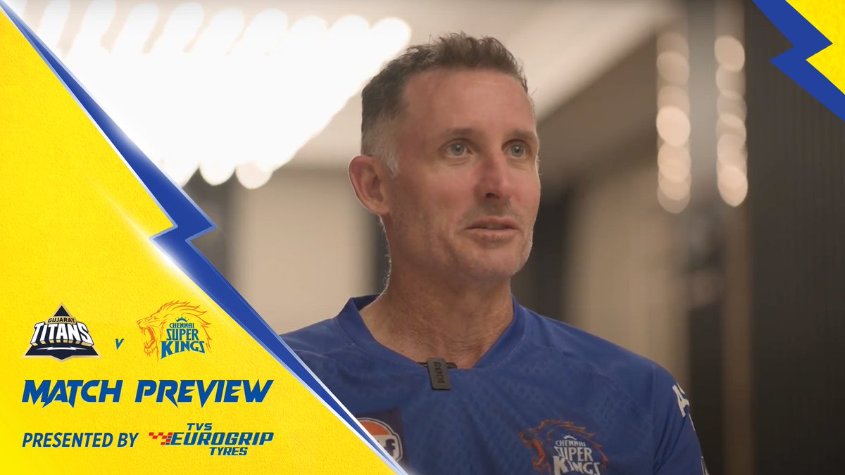 📹Pulse check ahead of #GTvCSK ! Match Preview with Batting vaathi Mike Hussey! #WhistlePodu🦁💛 Eurogrip Tyres