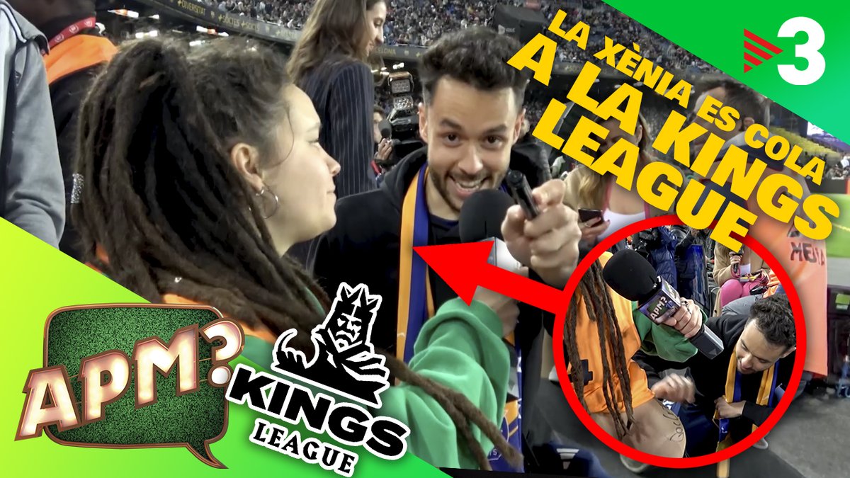 La Xènia Casado es cola amb el micròfon de l'APM? a la final de la Kings League. El que succeeix a continuació és CINEMA ⚽️🎥